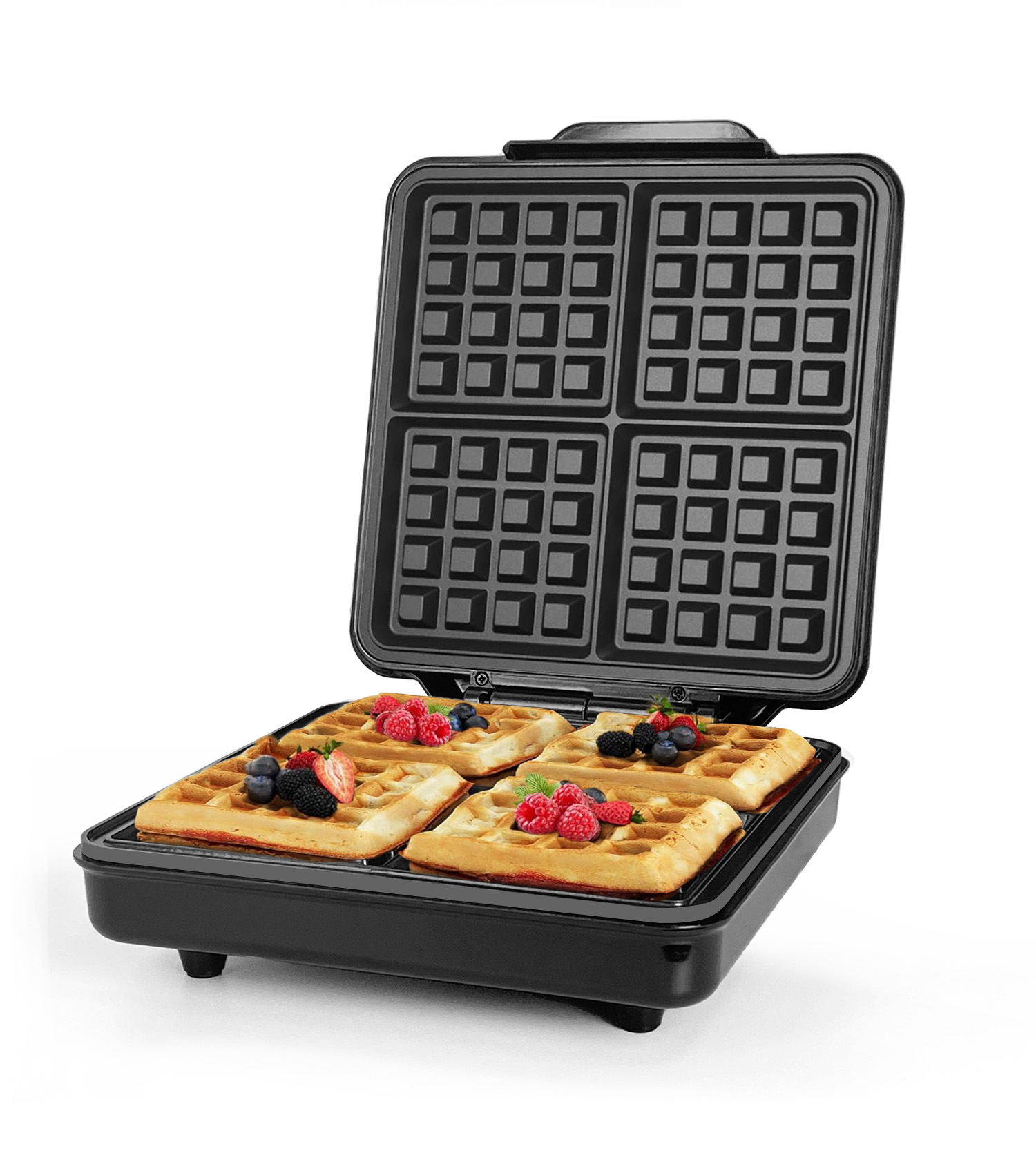 미니 자동 1200W 4슬라이스 듀얼존 논스틱 친환경  - Mini Waffle Maker Machine 리뷰 및 가격