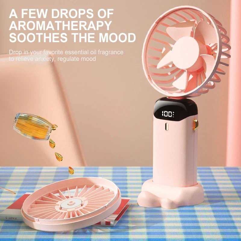 미니 휴대용 선풍기, 접이식 목걸이형 선풍기, 5단 속 - Small Appliances 리뷰 및 가격