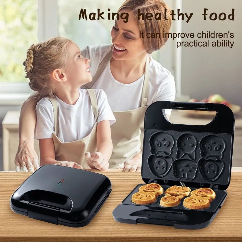 가정용 만화 캐릭터 비스킷 기계 미국 110V 도넛 기 - Mini Waffle Maker Machine 리뷰 및 가격